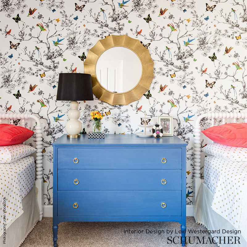 UCCELLI E FARFALLE | MULTI SU BIANCO