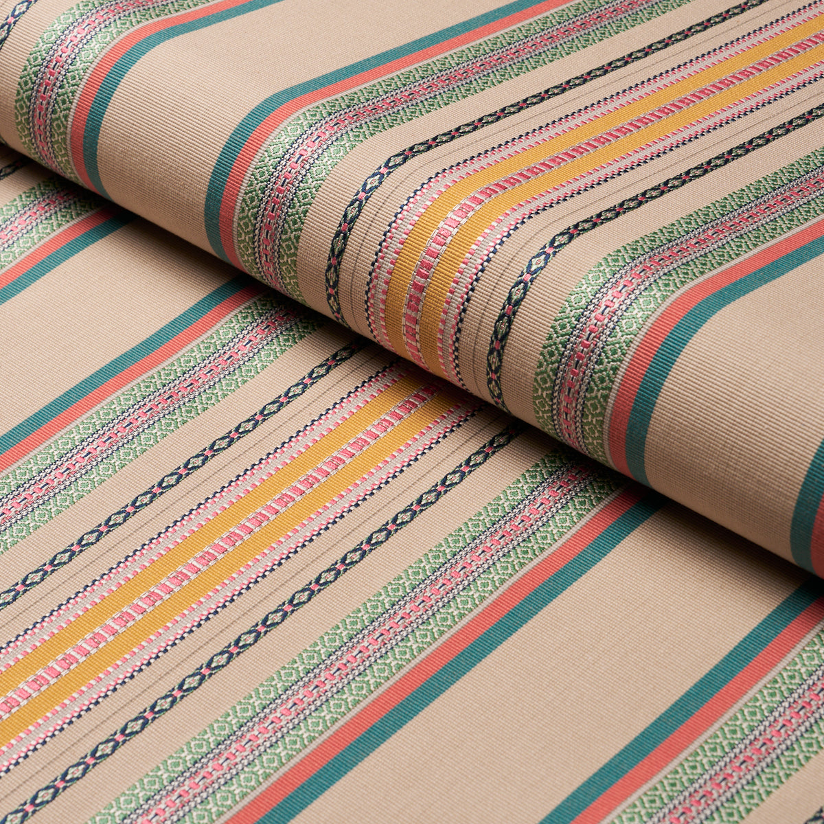 WELLINGTON STRIPE | Natural On Multi