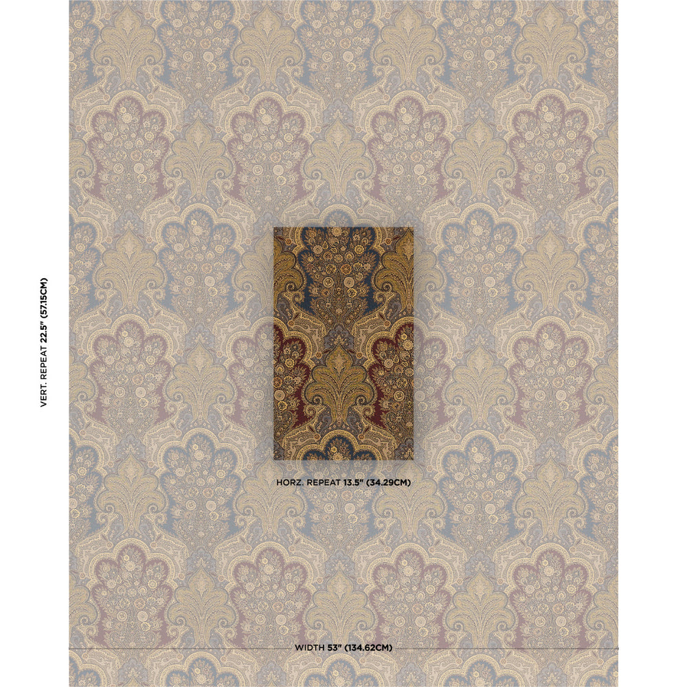 NEW CASTLE PAISLEY | Indigo