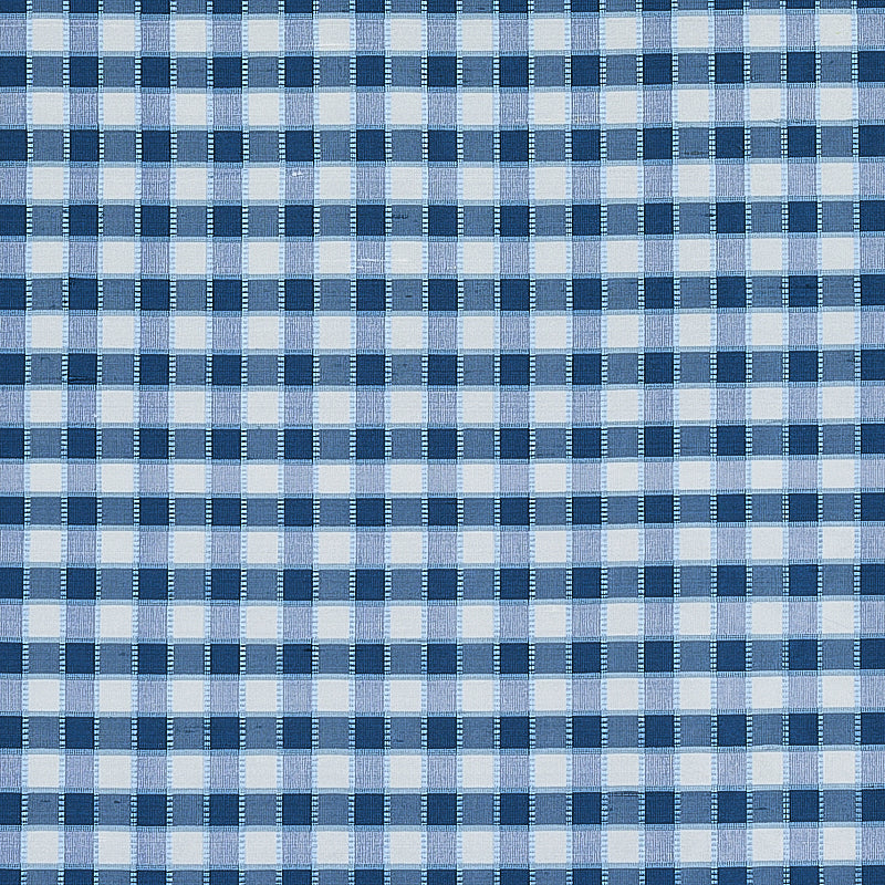 INGRID SILK CHECK | Blue