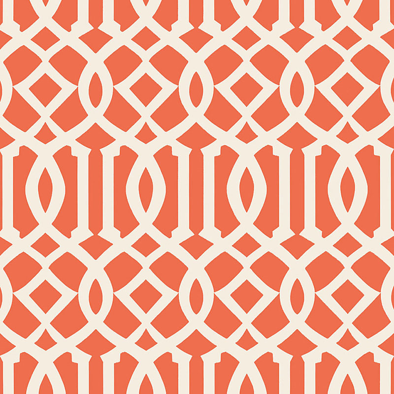 IMPERIAL TRELLIS II | Ivory / Mandarin