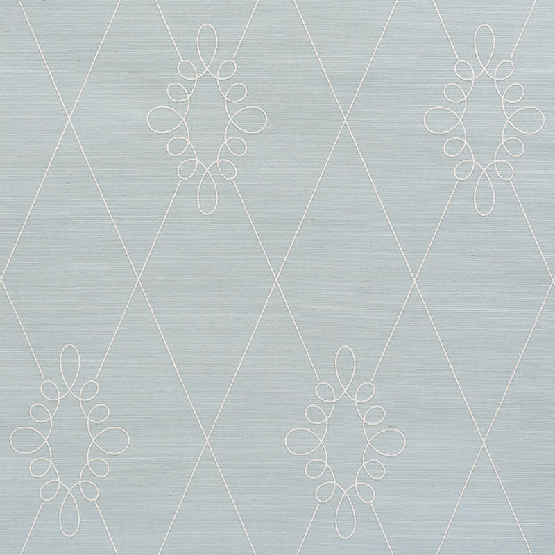 SISAL RICAMATO SYLVIE | ACQUA BLU