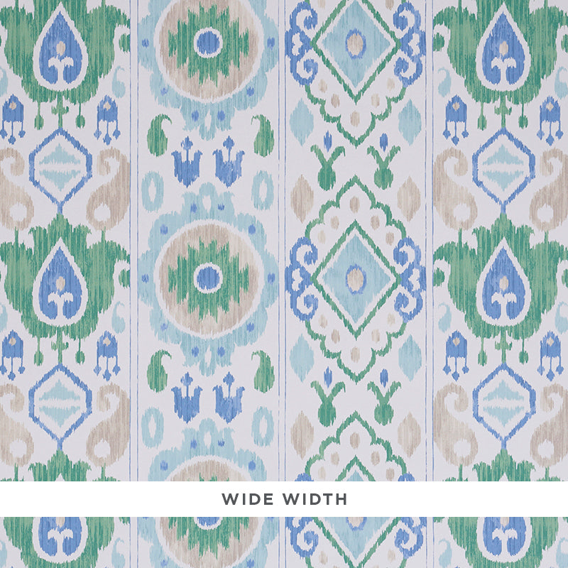 ELIZIA IKAT | Green & Blue