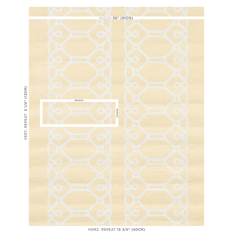 SISAL RICAMATO ZIZ | NEUTRO