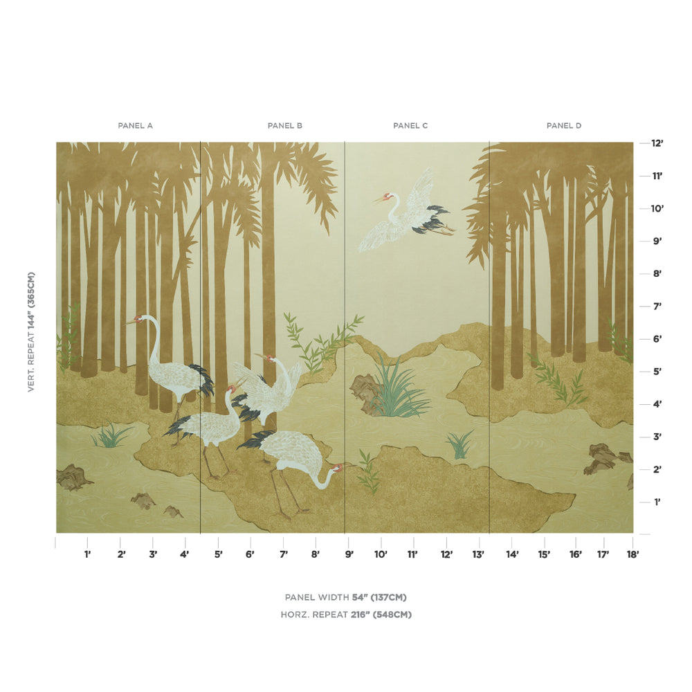 SET PANNELLI GRU YASHINOKI | ORO