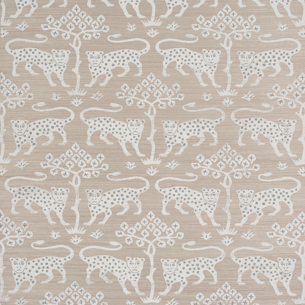 WOODLAND LEOPARD SISAL | Silver