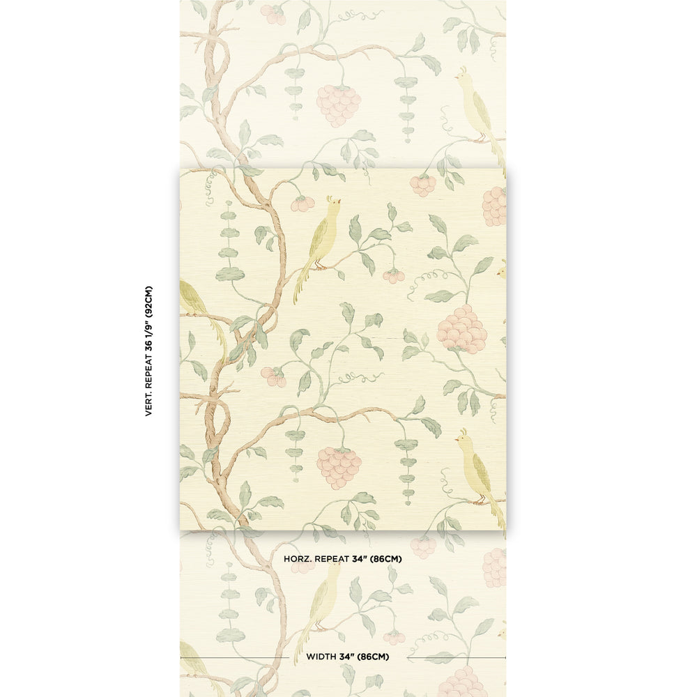 SISAL GLICINE | ottanio e rosa tenue