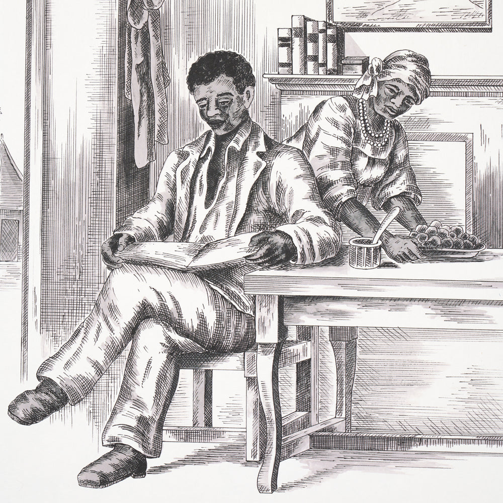 TOILETTE TOUSSAINT | NERO SU AVORIO