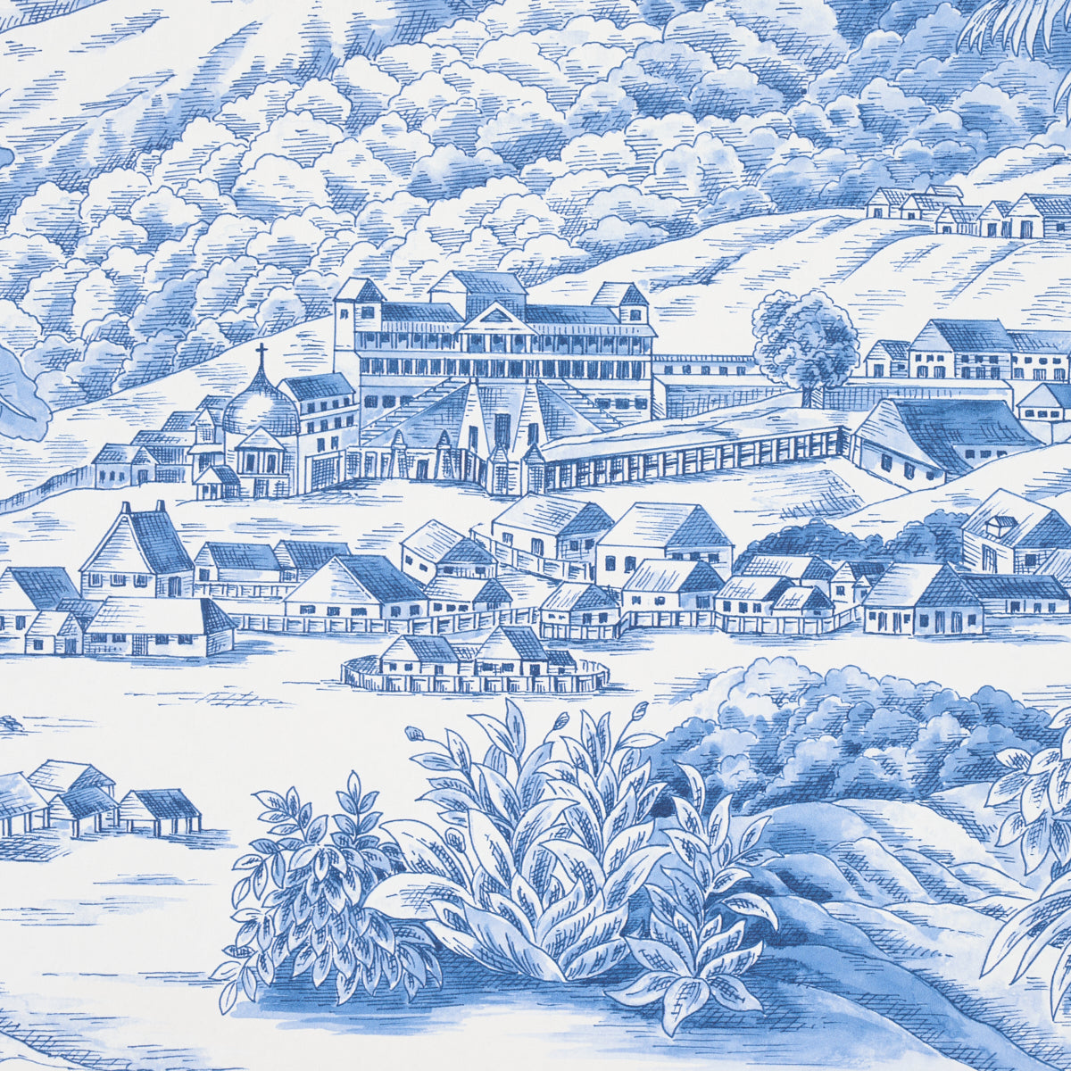 TOILETTE TOUSSAINT | BLU SU AVORIO