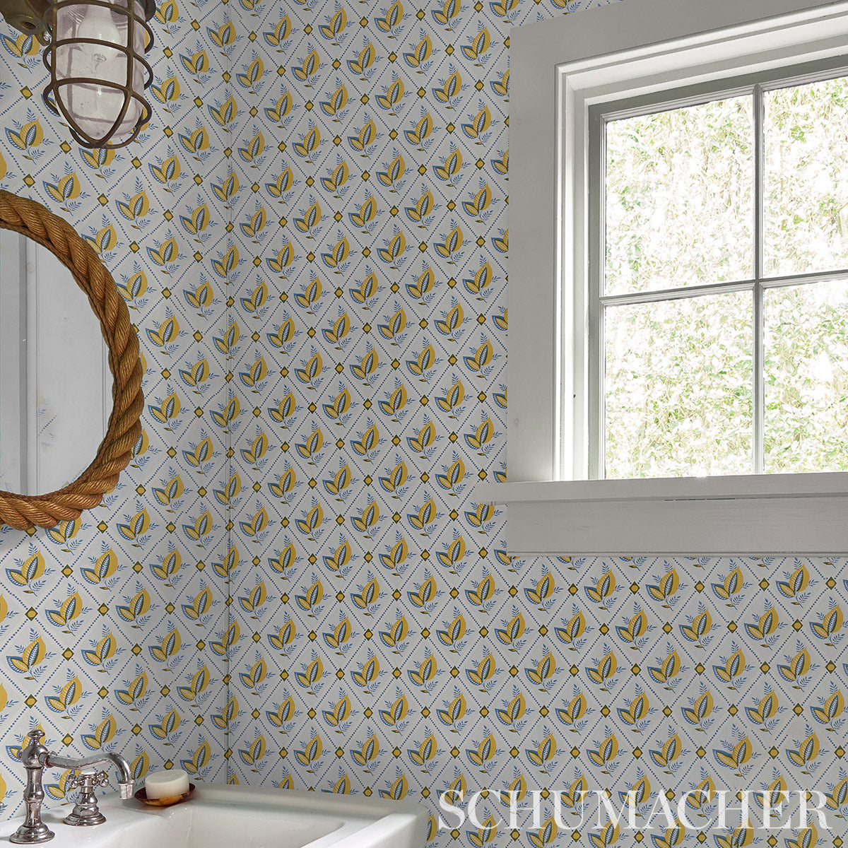 BASILE TRELLIS | Yellow & Blue