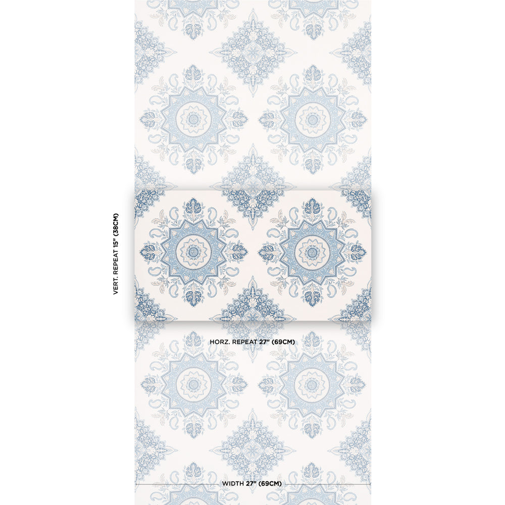 MEDAGLIONE MONTECITO | BLU CINA