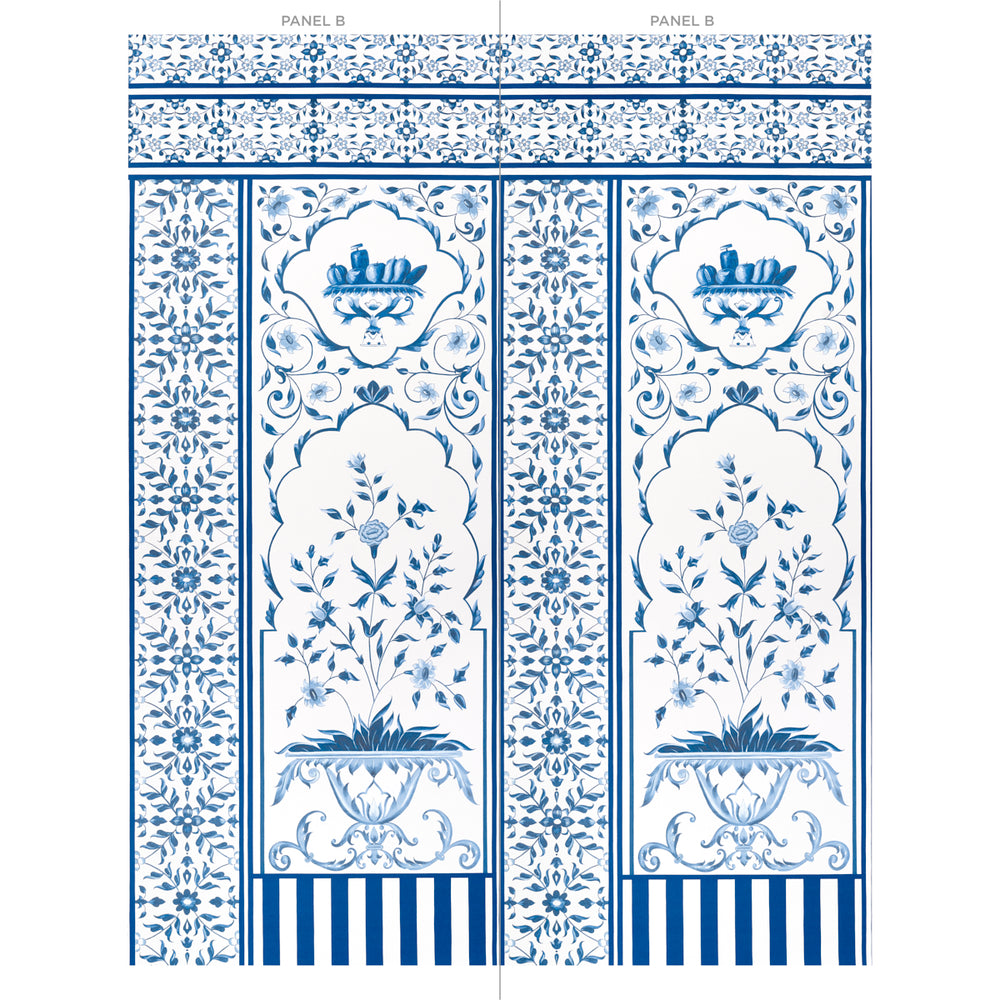 PANNELLO GIARDINO MUGHAL B | BLU