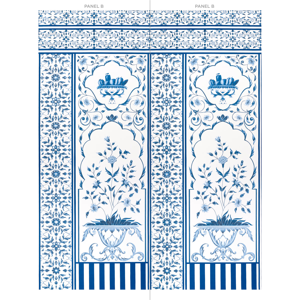 PANNELLO GIARDINO MUGHAL B | BLU