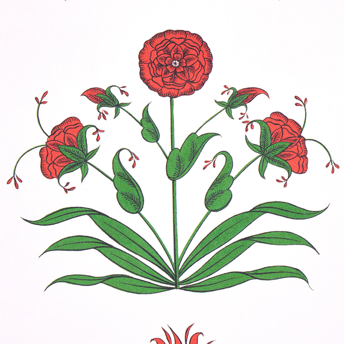 POPPY STRIPES | Red