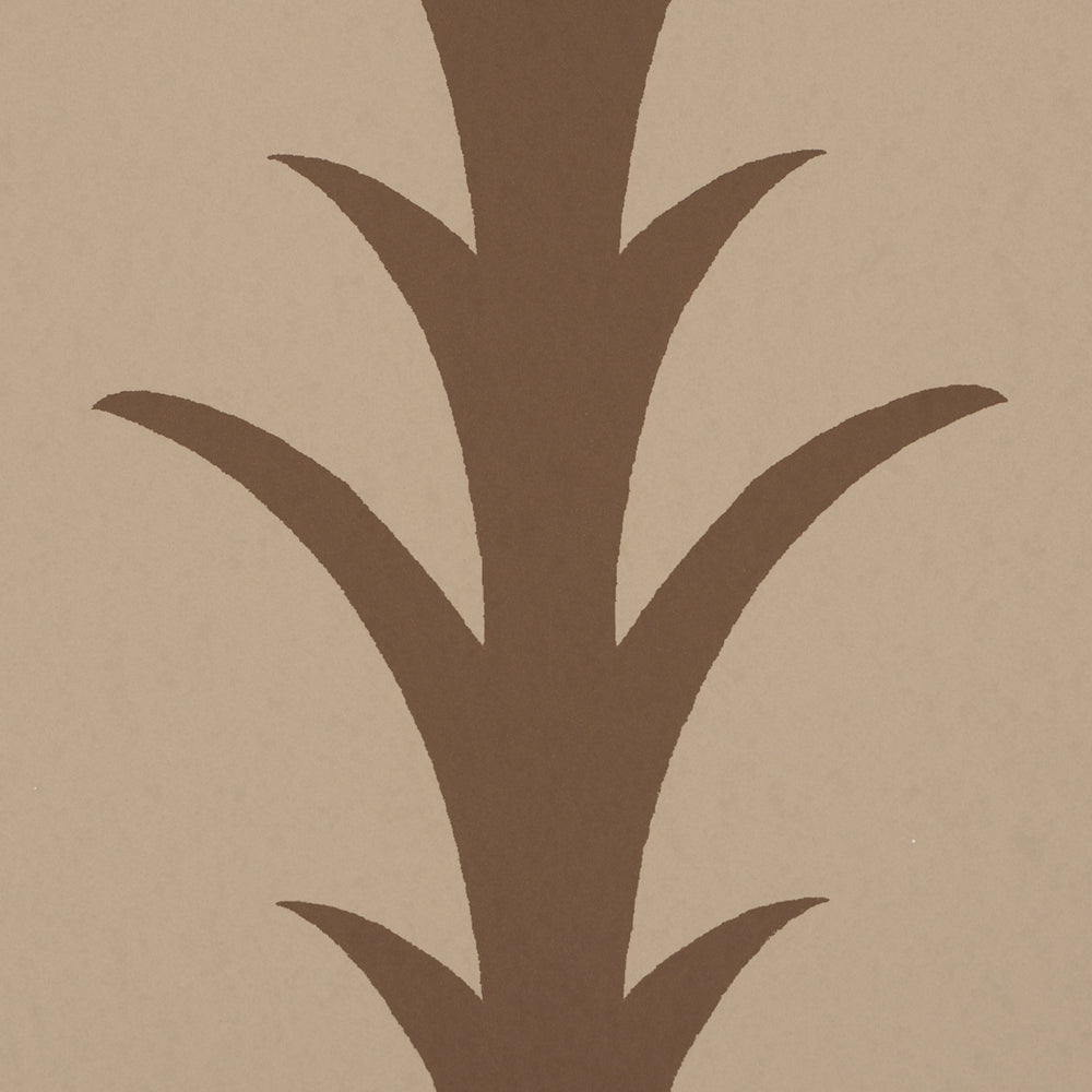 ACANTHUS STRIPE | Brown On Beige