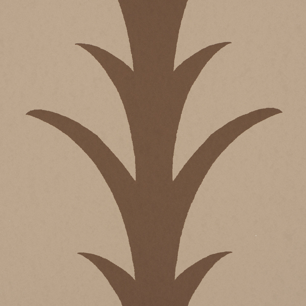 ACANTHUS STRIPE | Brown On Beige