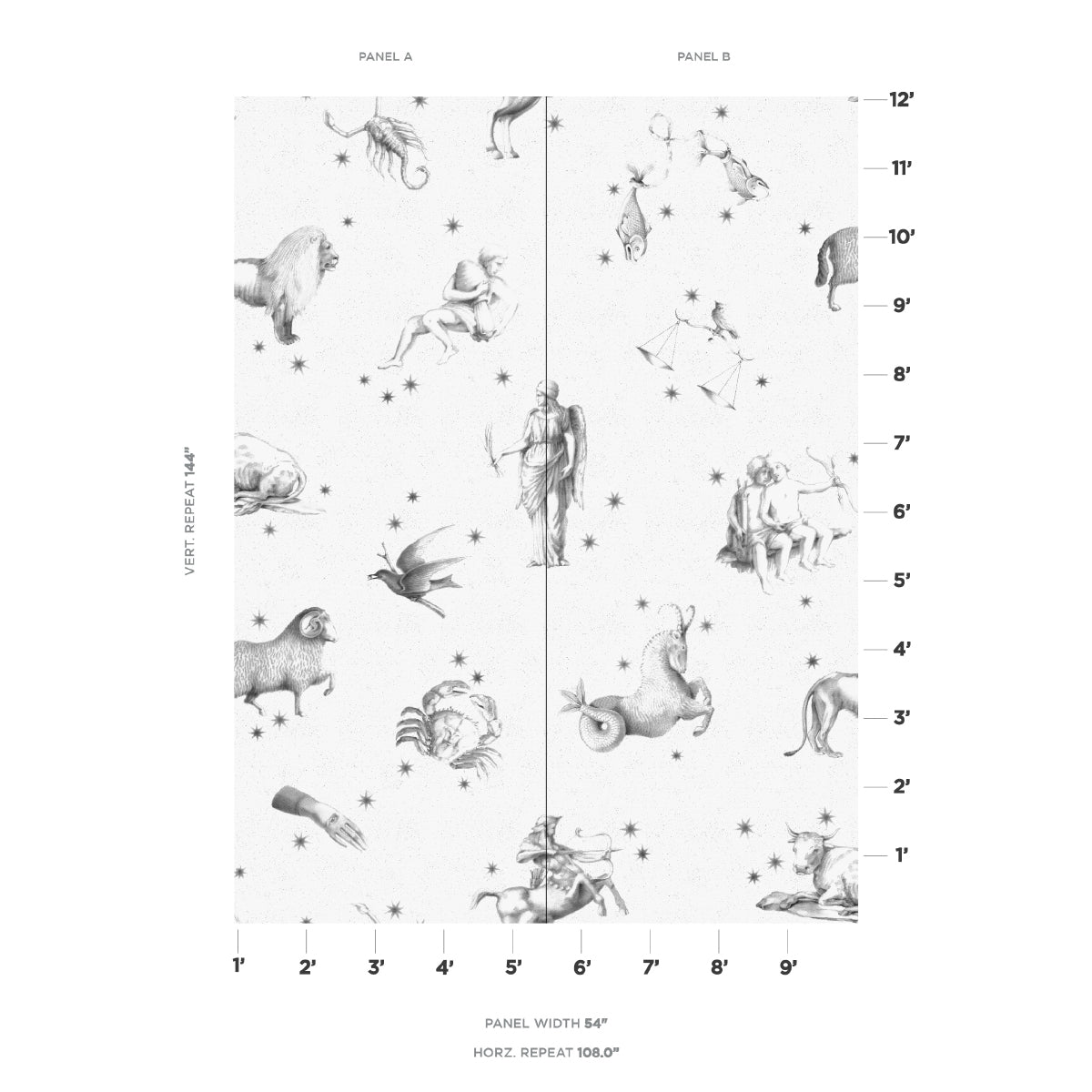 SET PANNELLI PILASTRO | GRISAILLE