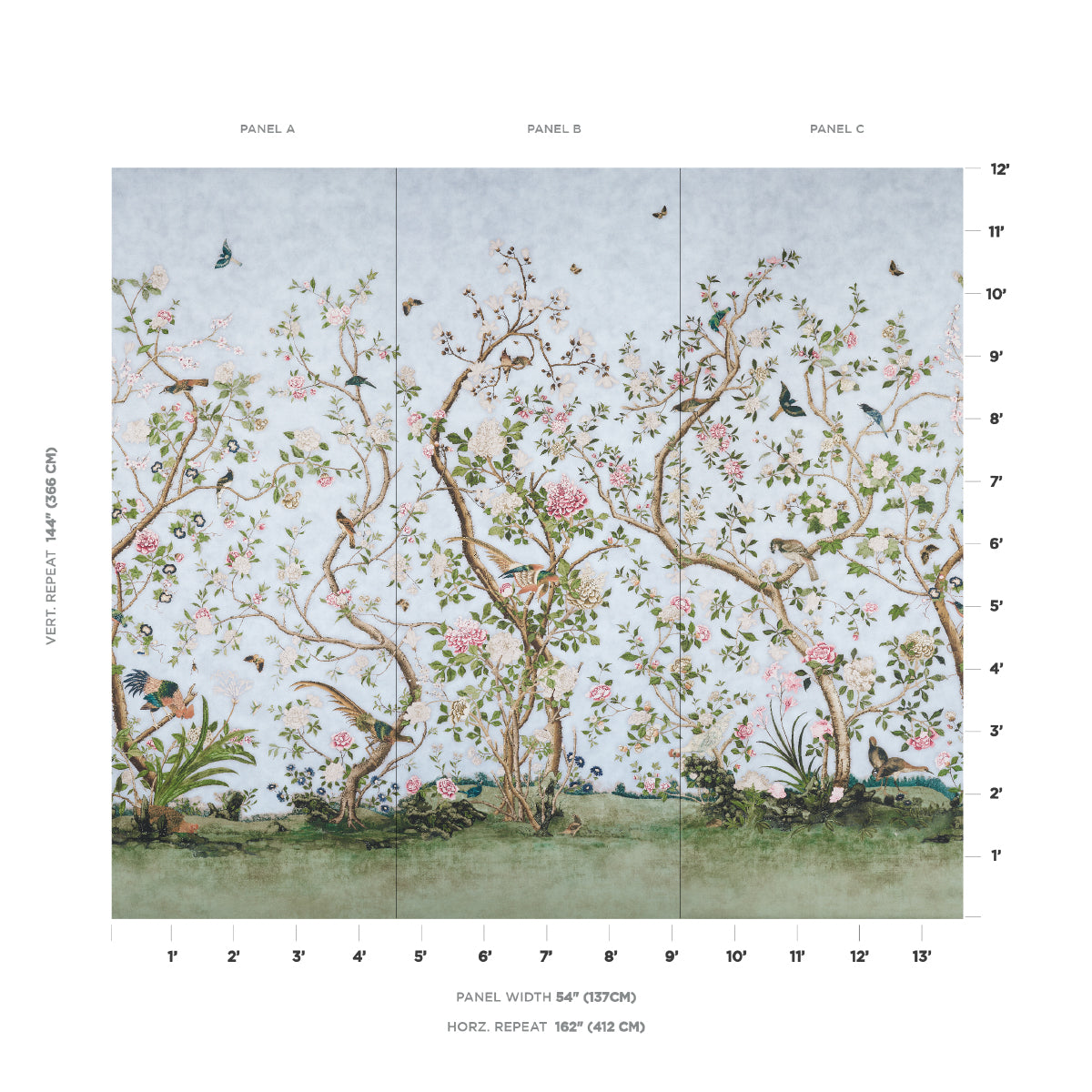 SET PANNELLI LES OISEAUX | CIELO
