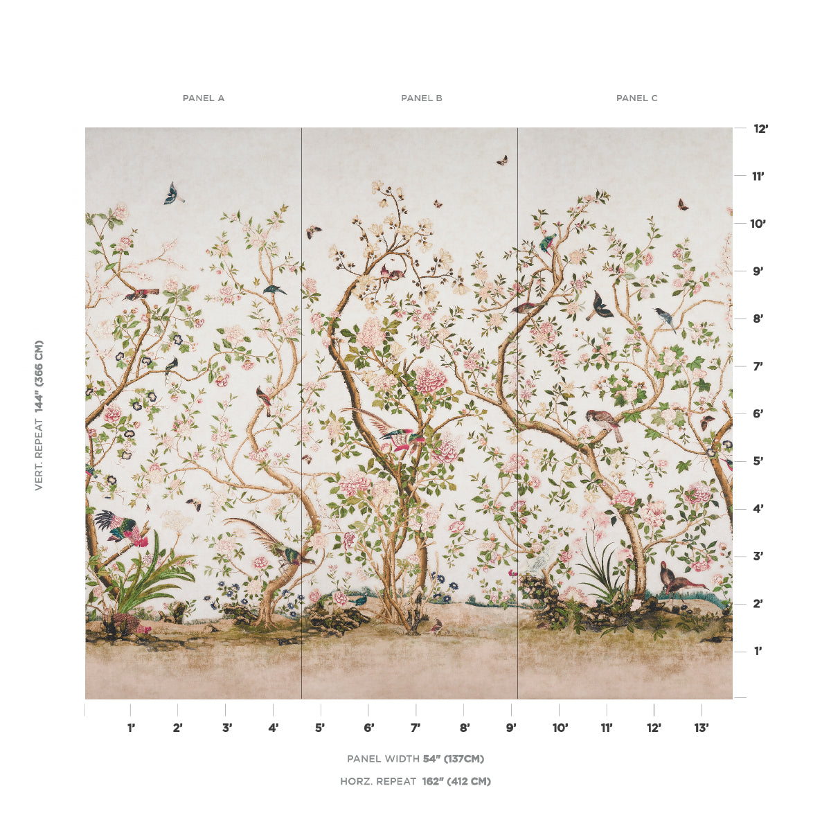 SET PANNELLI LES OISEAUX | AVORIO