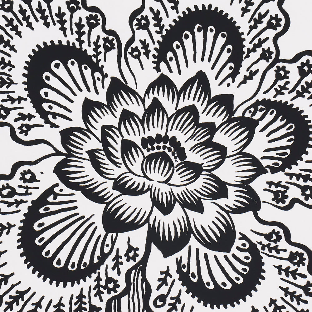 SILHOUETTE DI FIORI DI SERRA | BIANCO E NERO