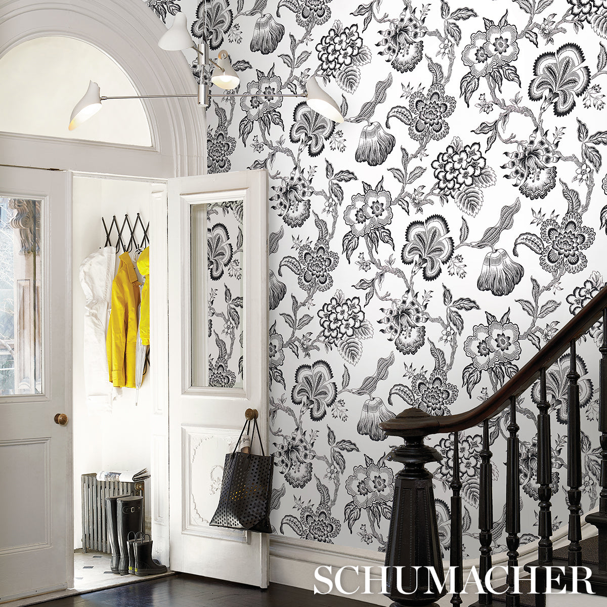 SILHOUETTE DI FIORI DI SERRA | BIANCO E NERO
