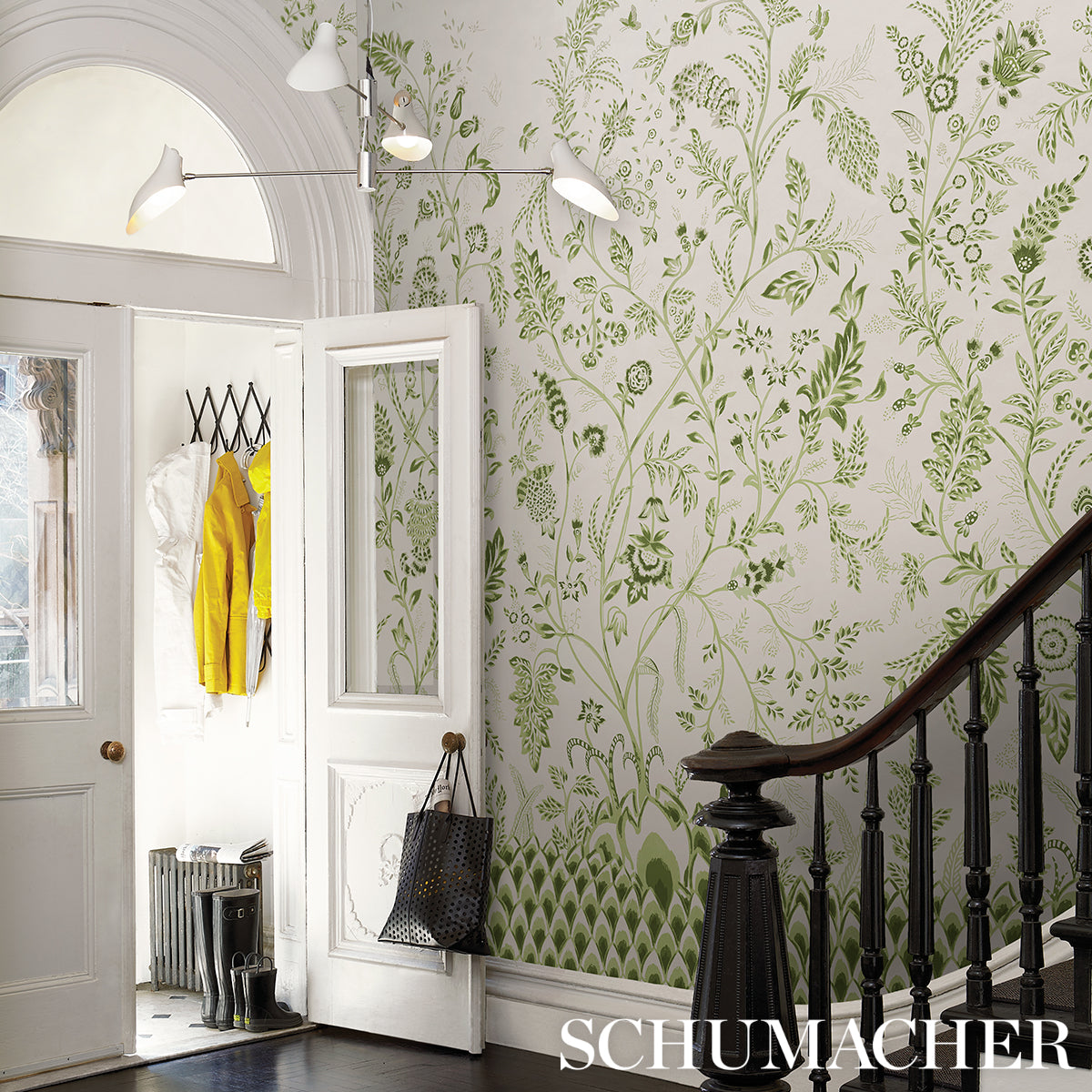 SET DI PANNELLI CHINOISERIE GRANDE | VERDE FOGLIA