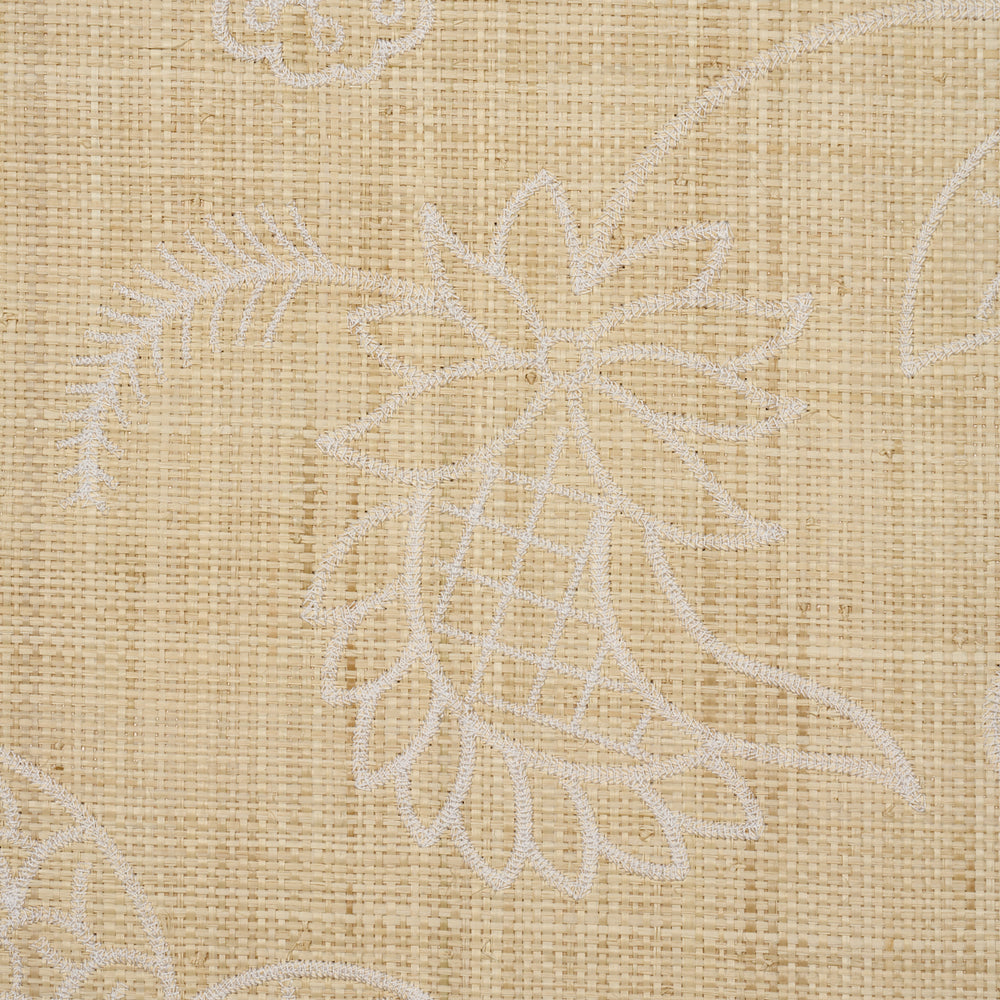 SCONSET EMBROIDERED RAFFIA | Natural