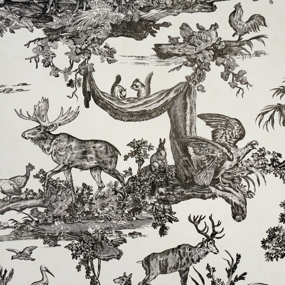 Western Toile | Carbon