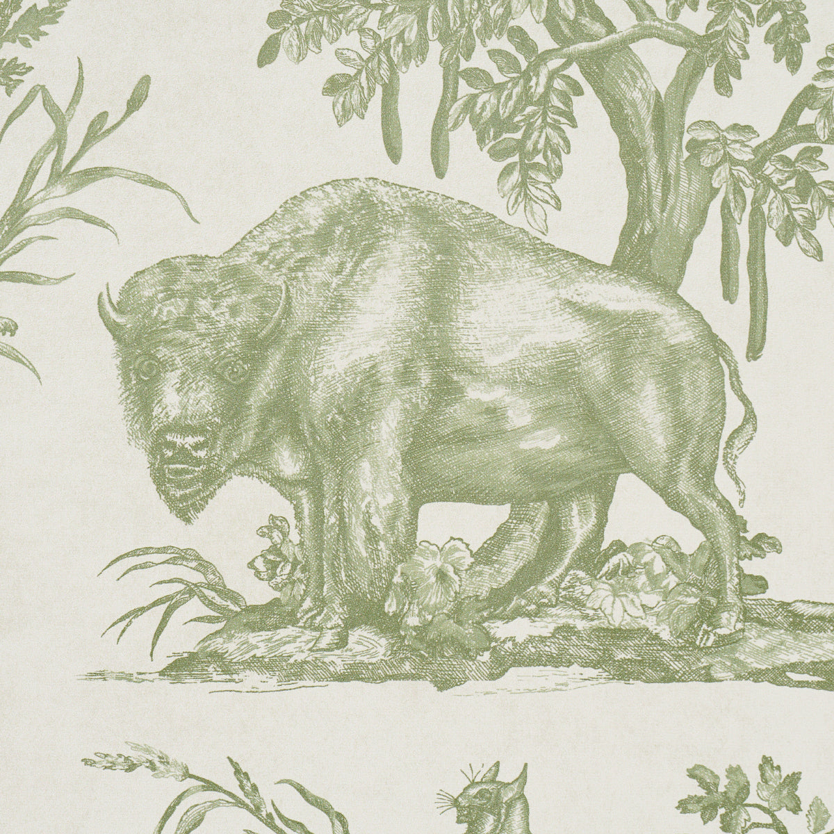 Western Toile | Olive