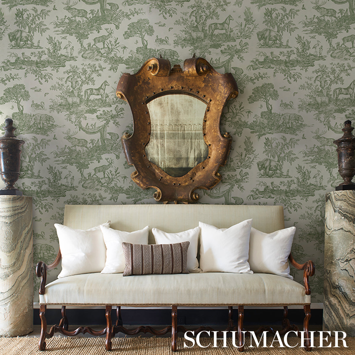 Western Toile | Olive