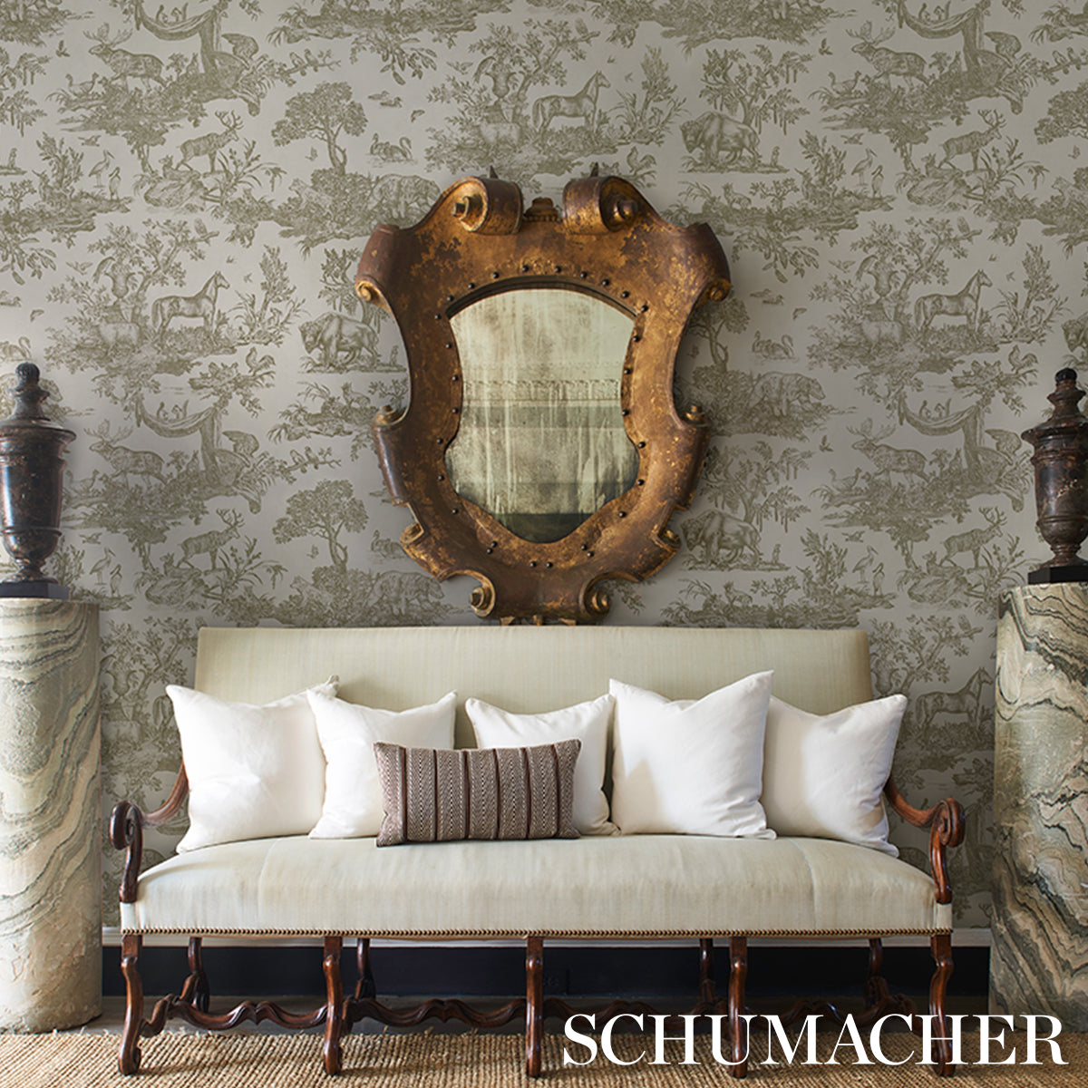Western Toile | Stone