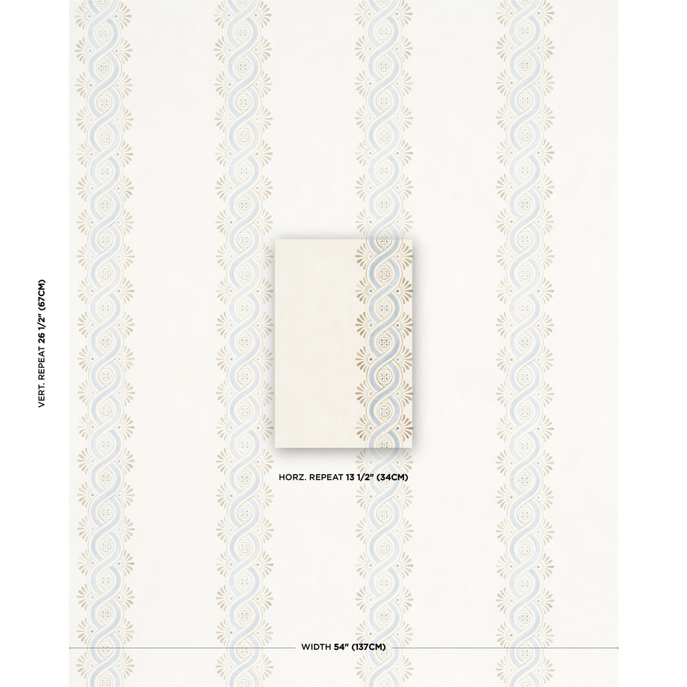 LEONIDIS STRIPE | Blue