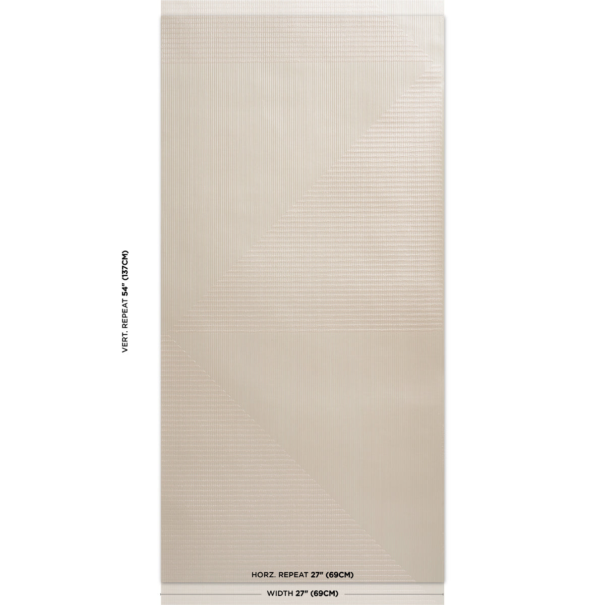 HAND COMBED TRIANGLES | Pearlescent