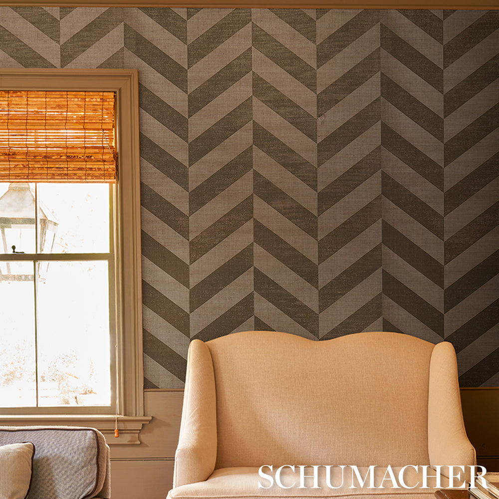 STAGGERED CHEVRON SISAL | Brown
