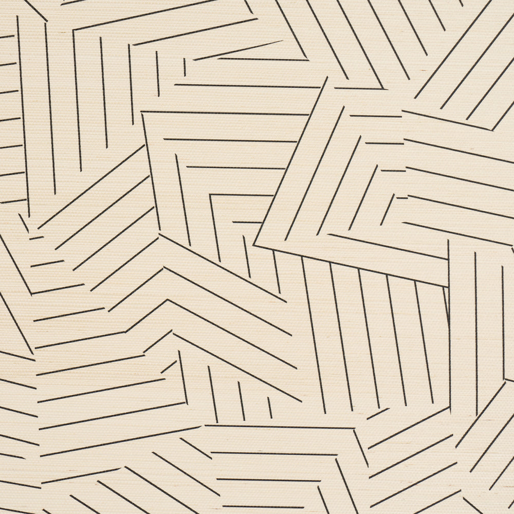 DECONSTRUCTED STRIPE SISAL | Black