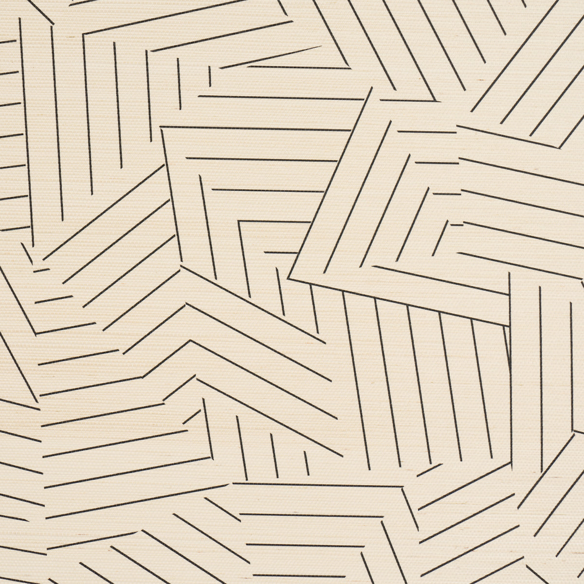 DECONSTRUCTED STRIPE SISAL | Black