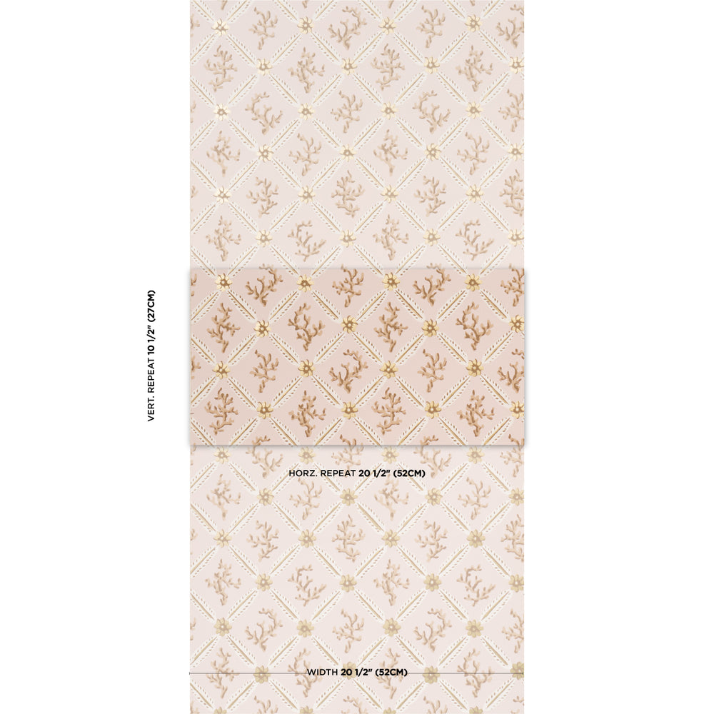 CORAIL LEAF TRELLIS | Blush