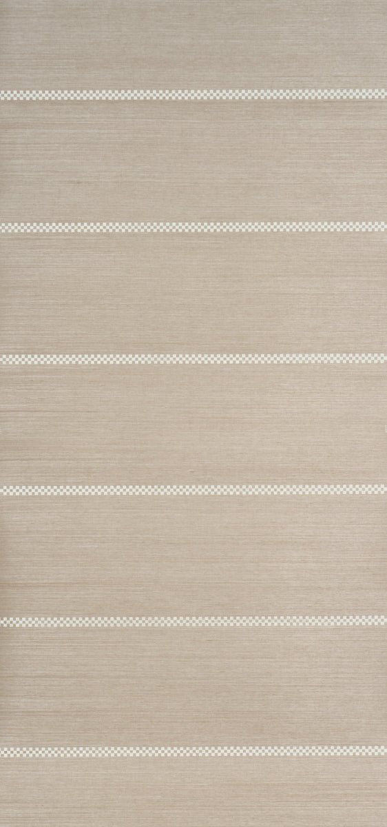 CHECKERED STRIPE SISAL | Flax