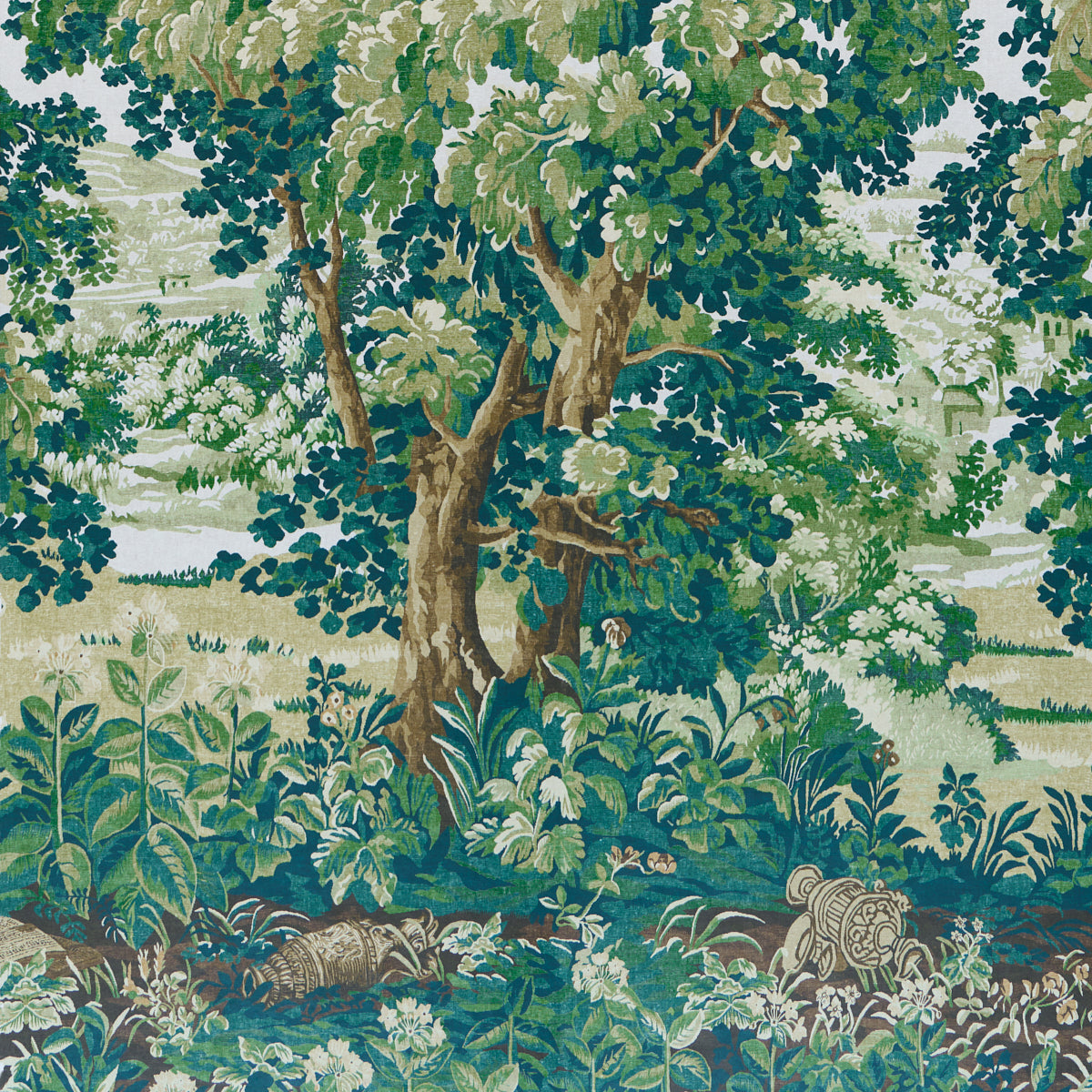 LA FORÊT 3 PANEL SET | Spring Green Forest