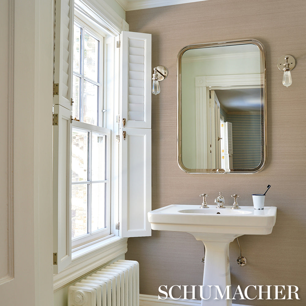 MUSA ABACA WALLCOVERING | Antique Blush