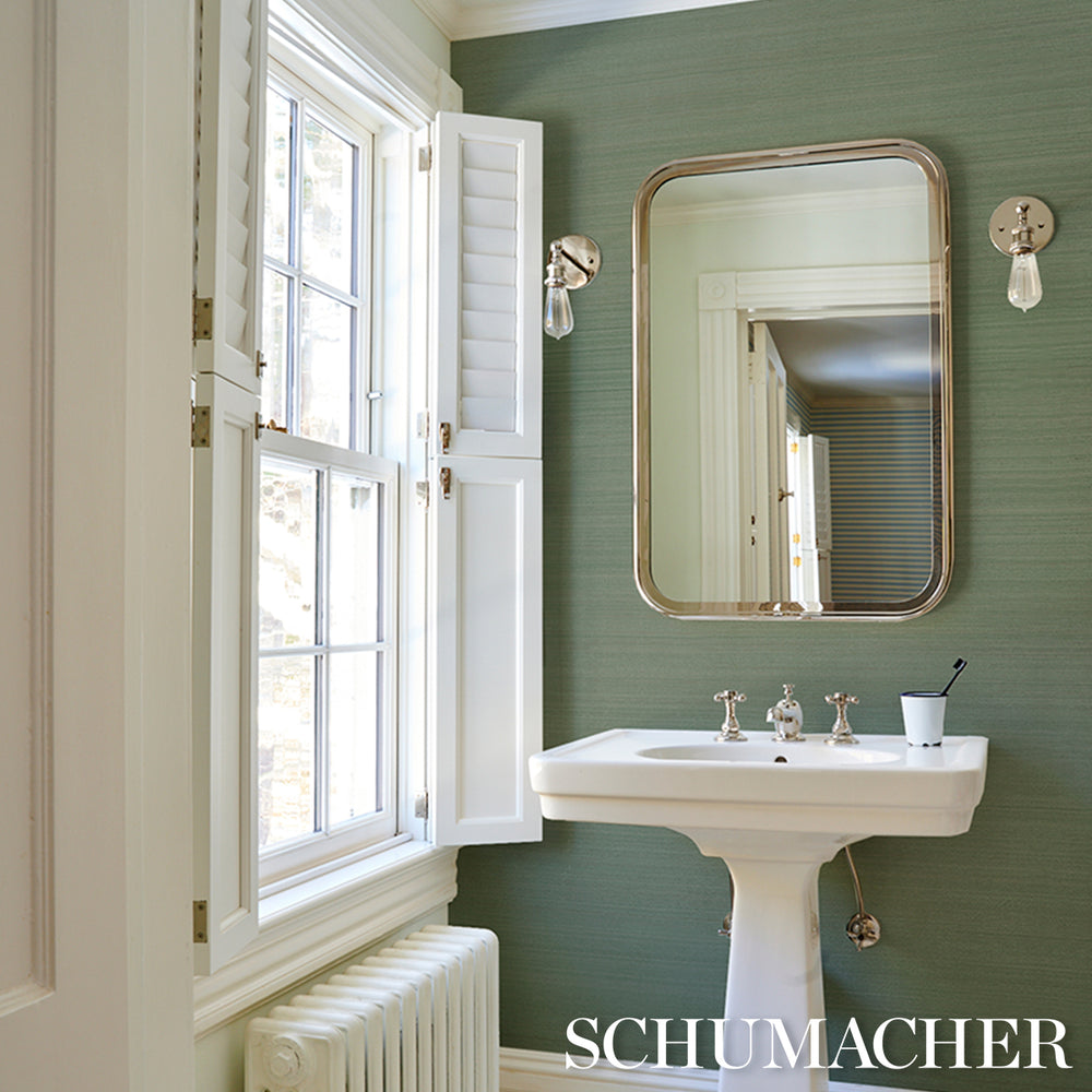 MUSA ABACA WALLCOVERING | Seafoam