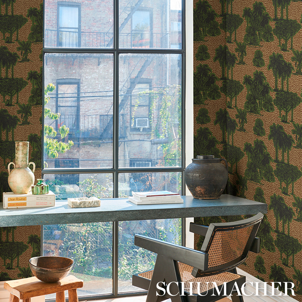 TROPICAL SAFARI PRINT | Orinoco Verdant Oasis