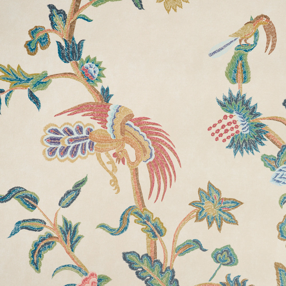 SPOTSWOOD CREWEL 2 PANEL SET | Multi
