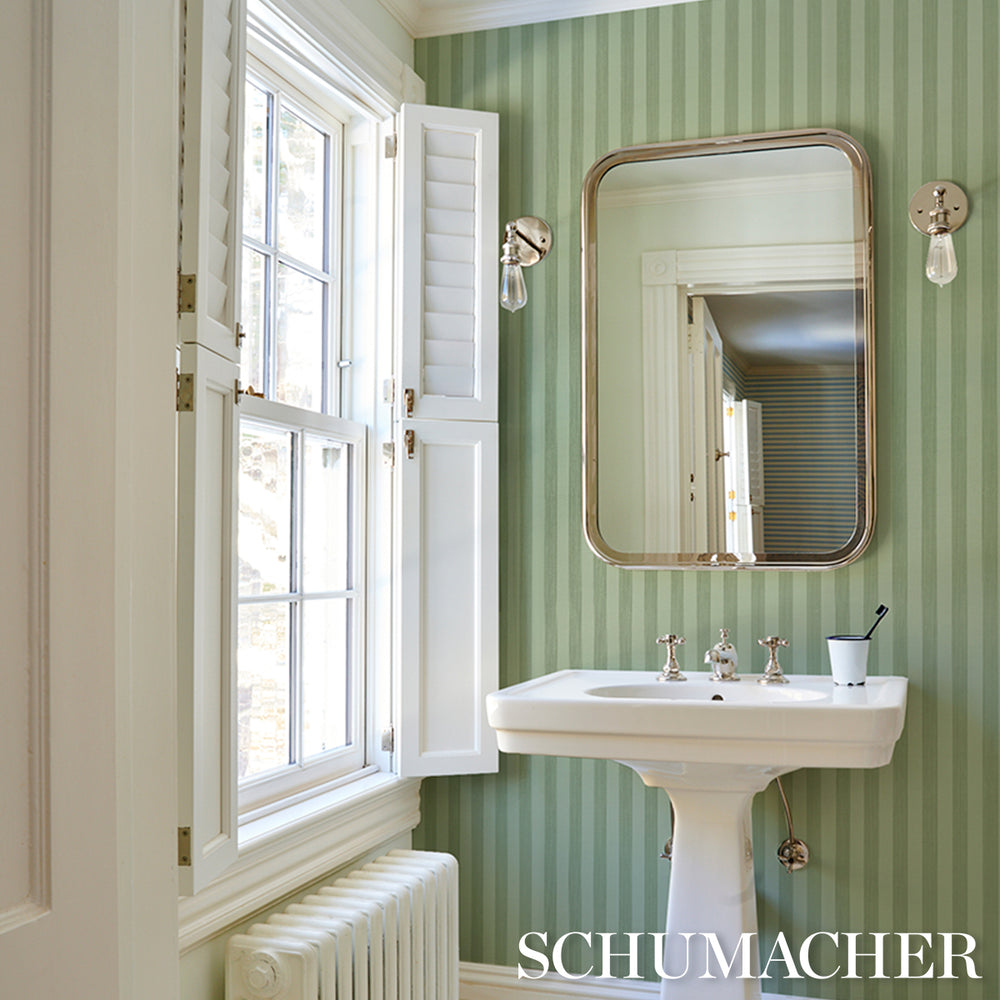 Edwin Stripe Medium | Sage