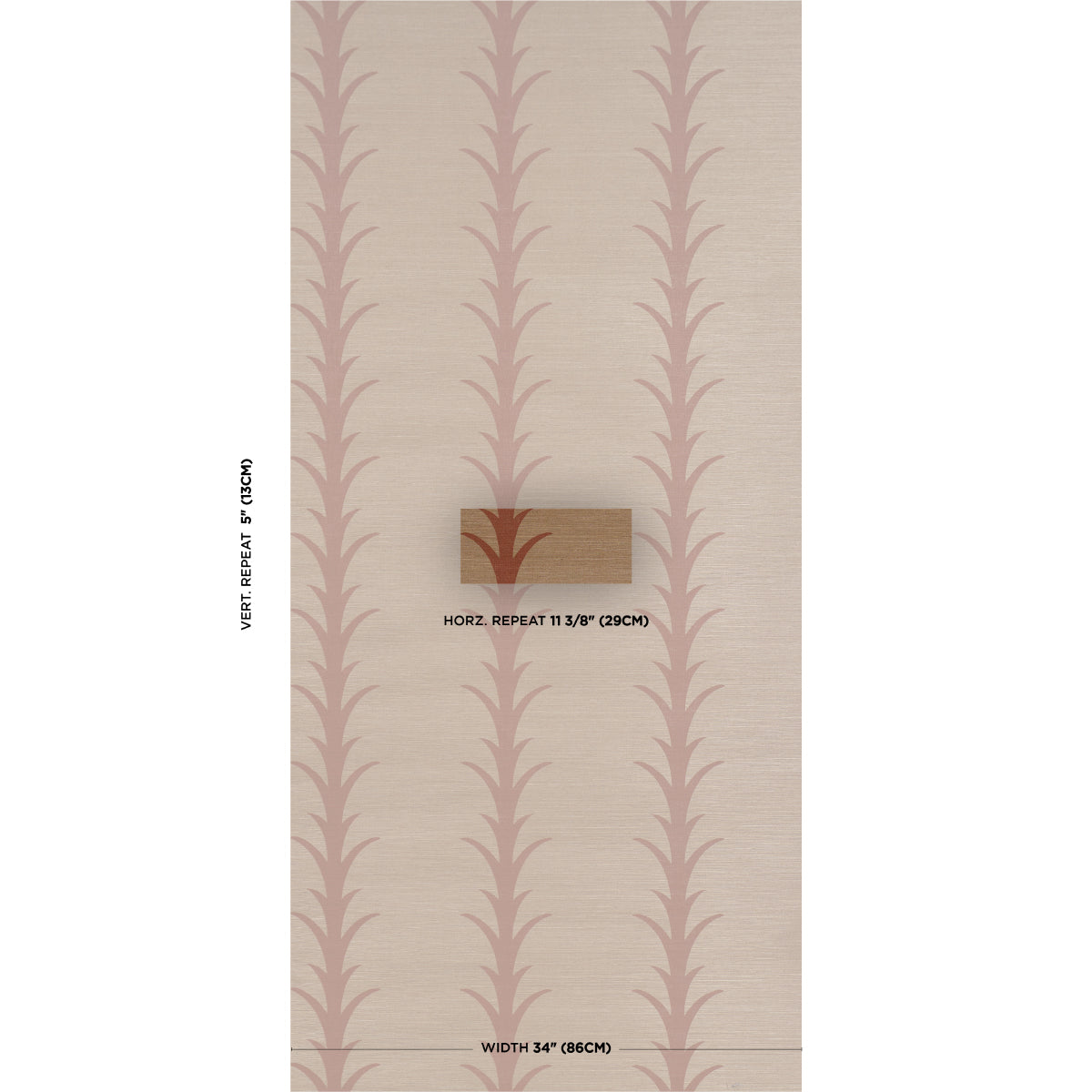 ACANTHUS STRIPE SISAL | Mocha