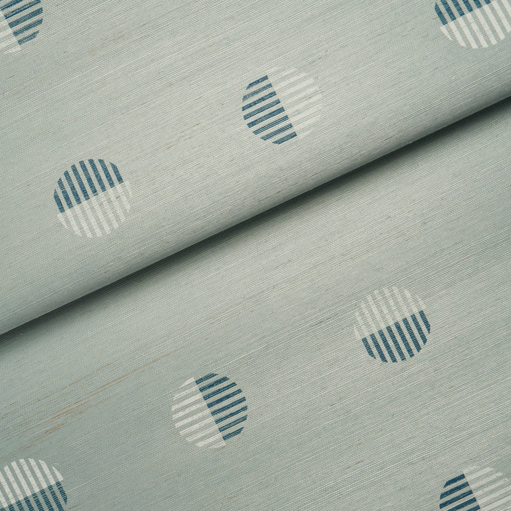 Ando Hand Blocked Sisal | Chambray
