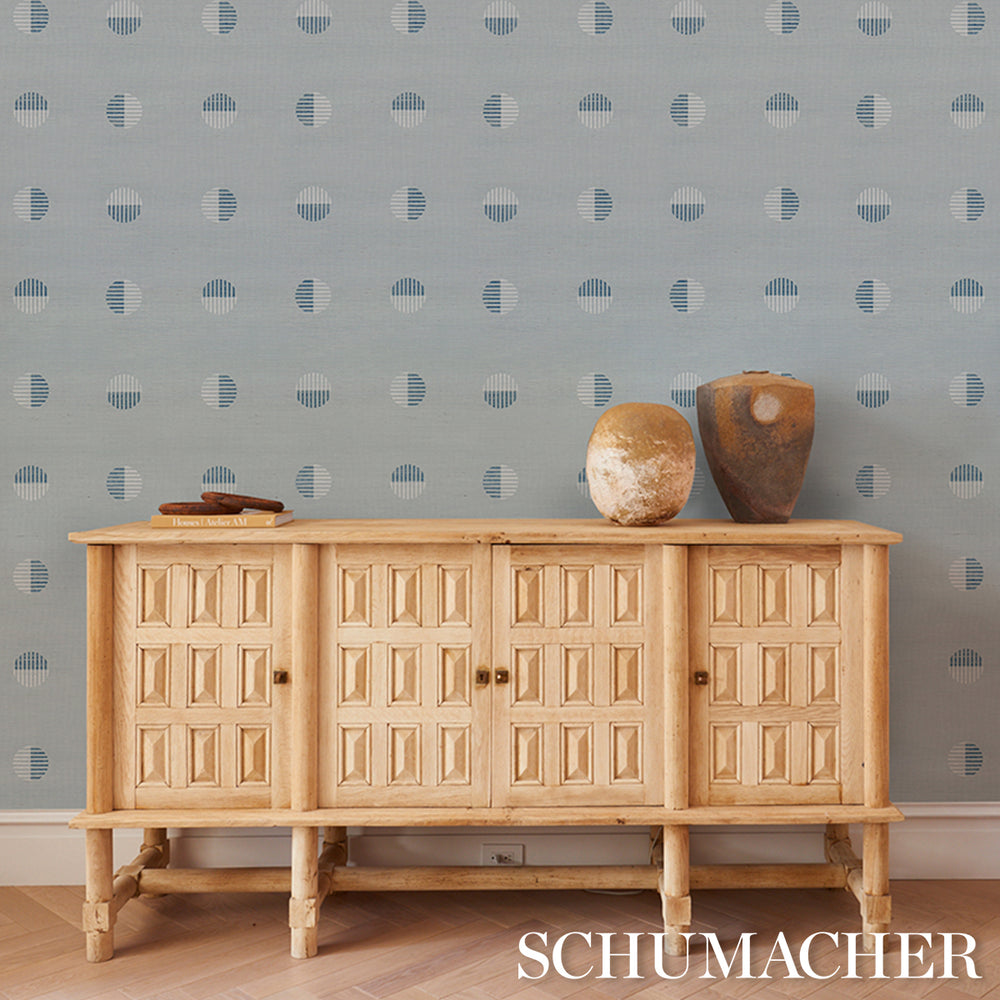 Ando Hand Blocked Sisal | Chambray