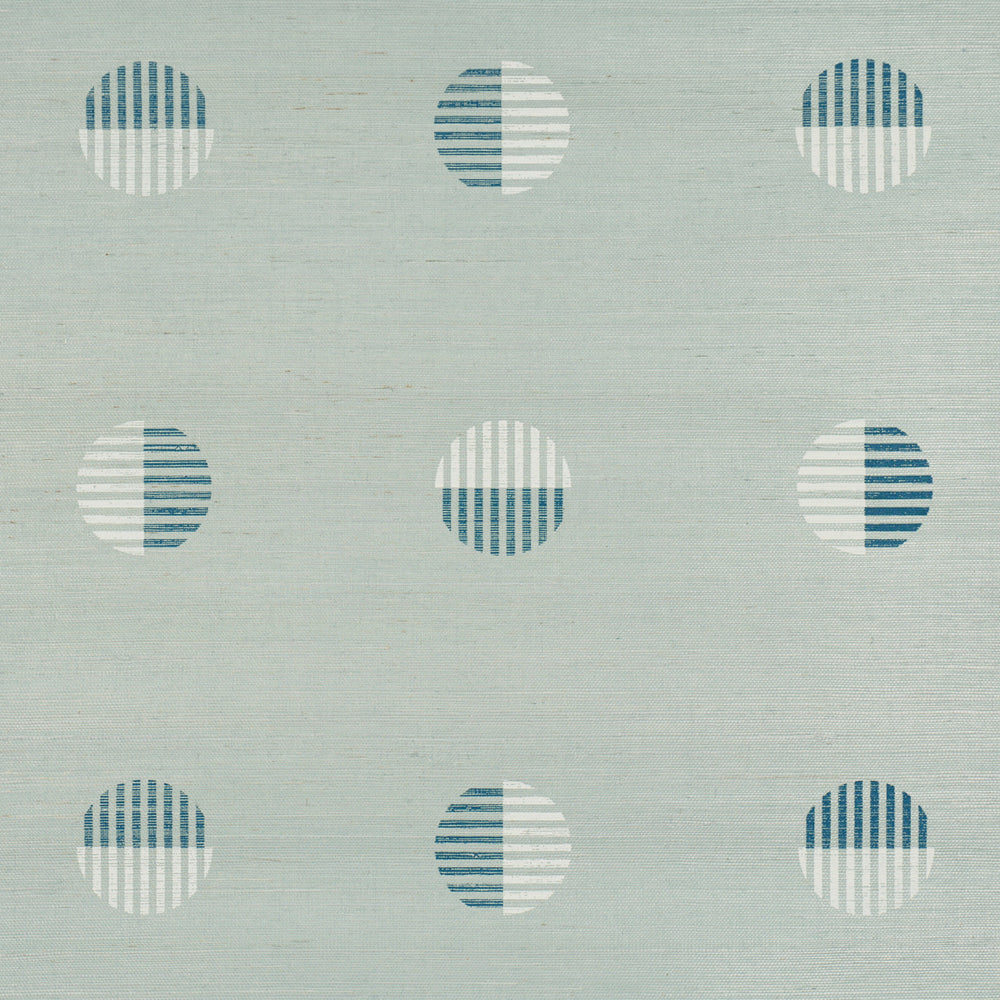 Ando Hand Blocked Sisal | Chambray