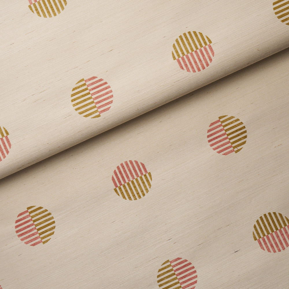 Ando Hand Blocked Sisal | Rust & Ochre