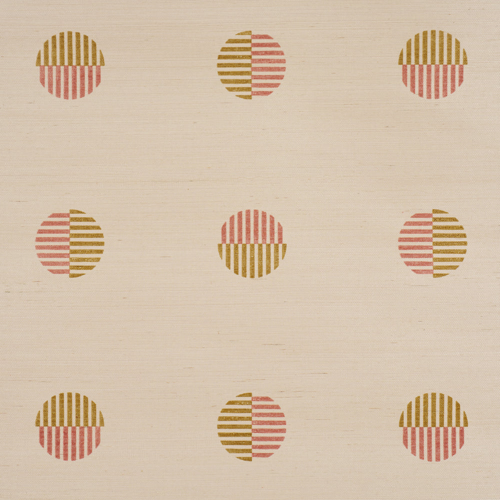 Ando Hand Blocked Sisal | Rust & Ochre